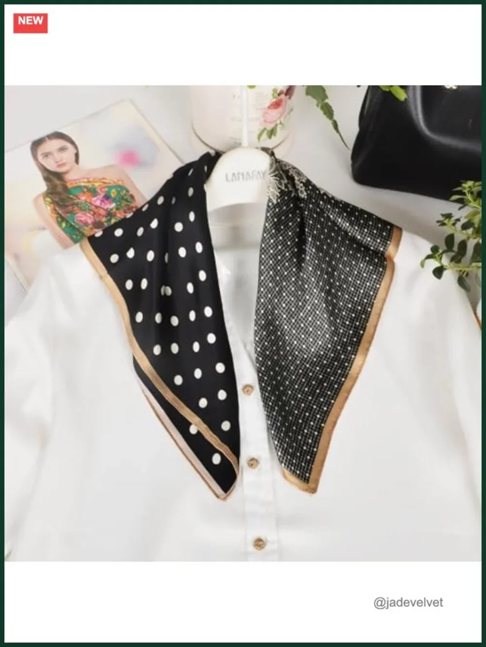 100% Mulberry Silk Neck Scarf 21
